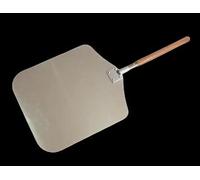Premium Quality Heavy Duty Aluminium Pizza Paddle Peel Removable Wooden Handle Bakers Shovel 14x16x28inch