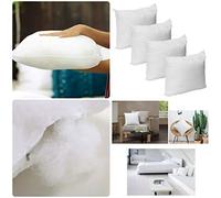 Premium Quality Hollowfibre Cushion Pad - Hotel Quality Hollow Fibre Filled Pillow Insert - Polypropylene Cover | Hypoallergenic | Machine Washable (4, 18x18)