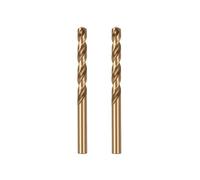 Premium Quality HSS M35 Cobalt 5% Metal Twist Jobber Drill Bit - Normal Shank/Reduced Shank 13mm - Drilling Stainless Steel & Hard Steel Metal Wood Aluminium Plastic (2, 8mm x 117mm)