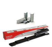 Premium Quality Long Arm Stapler with Free 3000 Staples - Heavy Duty Full Strip Stapler, 300mm Reach Capacity, Up to 25 Sheets for Home, Office, Desk, School & Crafting