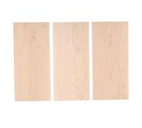 Premium Quality Maple Guitar Head Veneer Plate Set for DIY Luthiers - 3Pcs Sturdy Anti-Rot Maple Wood Headplate Replacement for Folk and Classic Guitars