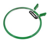 Premium Quality, Metal Spring Tension Embroidery Hoops, Cross Stich Hoop, Darning Hoops, Embroidery Tension Shed (Green, Medium)