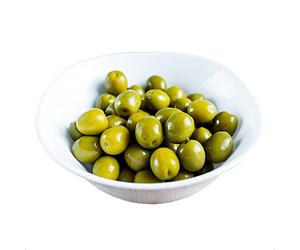 Premium Quality Nocellara Olives from Sicily, Large Italian Green Olives with Stone, Sweet Buttery Flavour, in Brine, Tub of 5kg, Drained Weight of 3.5kg