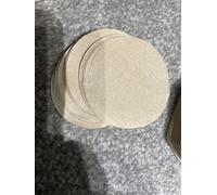 Premium Quality Original Coffee Filter Paper 100 Pcs in One Pack. (Brown, Circle Large)