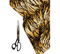 Premium Quality | Printed Anti Pill Polar Fleece | Soft Warm Fabric | PF02 | by FABRIQUES (Tiger, Half Meter)