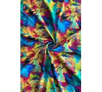 Premium Quality Printed Matte Nylon Lycra | 4 Way Stretch Swim Wear, Dance Leotard, Leggings Material | 50+ Colours/Prints in Stock | Sold By The Metre | Tia Knight (Chromatic Burst)