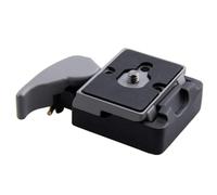 Premium Quality Quick Release Clamp Adapter + Plate Compatible with Manfrotto 200PL-14 - Nice Design Camera 323 Accessory