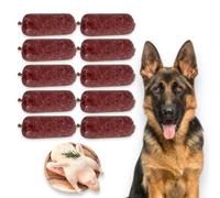 Premium Quality Raw Dog Food Frozen Complete BARF Duck Mince Meal for Dogs - Frozen, Raw Food in 20 x 500g Rolls (10kg Total)