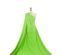 Premium Quality | Shiny Spandex Swimwear Dancewear 4 Way Stretch Fabric | LF05 | By FABRIQUES (Neon Green, 8"X8" Sample)