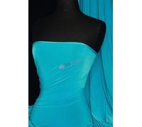 Premium Quality Silk Touch Jersey 4 Way Stretch Dressmaking Fabric Sold by The Metre 50+ Colours in Stock Same Day Dispatch by Tia Knight Dark Turquoise
