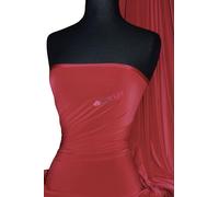 Premium Quality Silk Touch Jersey 4 Way Stretch Dressmaking Fabric Sold by The Metre 50+ Colours in Stock Same Day Dispatch by Tia Knight Red Q53 RD