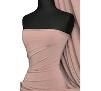 Premium Quality Soft Touch Jersey Stretch Dressmaking Fabric Sold by The Metre 50+ Colours in Stock Same Day Dispatch by Tia Knight Q36 (Rose Pink, 1 Metre)