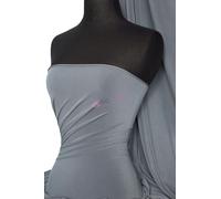 Premium Quality Soft Touch Jersey Stretch Dressmaking Fabric Sold by The Metre 50+ Colours in Stock Same Day Dispatch by Tia Knight Q36 (Dark Cloud Grey, 1 Metre)