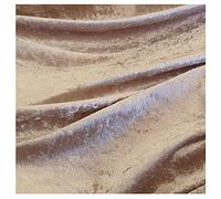 Premium Quality Stone Crushed Velvet 1 Way Stretch Fabric, Dress Craft Wedding Cushion Curtain Material | 60”- 150 cm Wide | Same Day Dispatch | Sold by The Metre