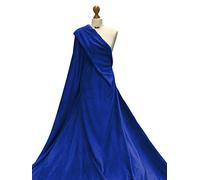Premium Quality | Super Soft Cuddle Fleece Fabric | Brushed Double Sided Fleece | Loungewear Making Material | Fabriques (Royal Blue, 1 Meter)