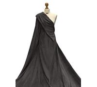 Premium Quality | Super Soft Cuddle Fleece Fabric | Brushed Double Sided Fleece | Loungewear Making Material | Fabriques (Dark Grey, 8"X8" Sample)