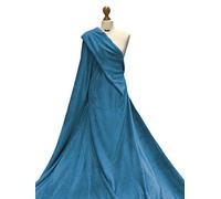 Premium Quality | Super Soft Cuddle Fleece Fabric | Brushed Double Sided Fleece | Loungewear Making Material | Fabriques (Teal, Half Meter)
