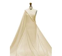 Premium Quality | Super Soft Cuddle Fleece Fabric | Brushed Double Sided Fleece | Loungewear Making Material | Fabriques (Beige, Half Meter)