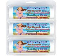 Premium Quality Travel-Size Mini Toilet Paper Rolls | Convenient Plastic Dispenser | Lightweight & Compact | Bon Voyage Tourists (3-Pack) (100 Bon Voyage Beach Girl)