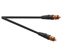 Premium quality video phono lead. 75 Ohm coax cable, gold plated phono plug to gold plated phono plug