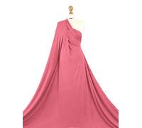 Premium Quality | Viscose 4 Way Stretch Jersey Spandex | Ultra-Soft Rayon Fabric | LF04 | by FABRIQUES (Candy Pink, 1 Meter)