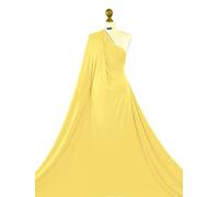 Premium Quality | Viscose 4 Way Stretch Jersey Spandex | Ultra-Soft Rayon Fabric | LF04 | by FABRIQUES (Lemon, 1 Meter)