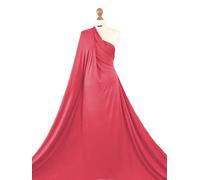 Premium Quality | Viscose 4 Way Stretch Jersey | Ultra-Soft Rayon Fabric | LF04 | by FABRIQUES (Coral, 1 Meter)
