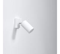 Premium Quality White Rotating Tube Wall Lamp - Modern Loft Design GU10 - Stylis