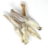 Premium Rabbit Ears with Fur, Air Dried, Natural De-Wormer By Two Amigos Pet SUpplies (60)
