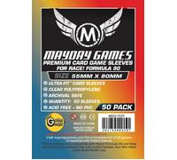 Race Formula 90 Card Sleeves (55x80mm) - 50 Premium Sleeves