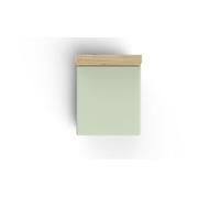 Premium Ranforce Double XL Fitted Sheet (140 x 200 + 30 cm), Light Green, 100% Cotton, 155 Thread Count, Machine Washable at 30°C, Soft and Durable Bedding