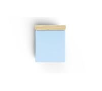 Premium Ranforce Single Fitted Sheet, Light Blue, 90 x 200 + 30 cm, 100% Cotton, 155 Thread Count, 117 g/m², Machine Washable at 30°C, Soft and Durable