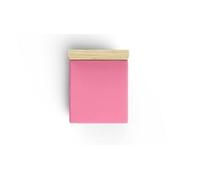 Premium Ranforce Single XL Fitted Sheet, 100% Cotton, 100 x 200 + 40 cm, Soft Pink, 117 g/m², Ideal for Cosy Bedrooms and Stylish Decor