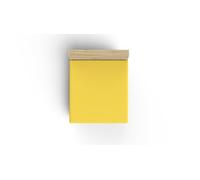 Premium Ranforce Single XL Fitted Sheet, Dark Yellow, 100% Cotton, 100 x 200 + 40 cm, 117 g/m², Soft, Durable, Perfect for Cosy Bedrooms