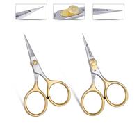 Premium Razor Scissors 4" - Gold Loop