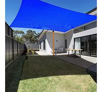 Premium Rectangular Sun Shade Sail UV Protection Waterproof Sun and Rain Resistant Ideal for Outdoor Use Patio Garden 4x6m Royal Blue - Enhance Your Outdoor Experience