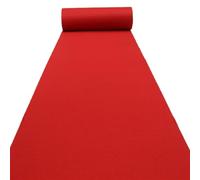 Premium Red Carpet Aisle Runner - 1x20M Wedding, Event & Exhibition Carpet - Luxury Travel Corridor & Stair Pad for Stunning Ceremonies & Celebrations