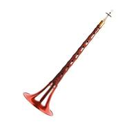 Premium Red Sandalwood Suona Instrument, Durable Chinese Shawm with Brass Core, Ideal for Practice, Performance & Cultural Events(Large G)