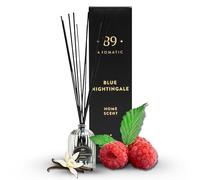 Premium Reed Diffuser with 7 Sticks - Raspberry & Floral Scent, 50ml Essential Oil Room Fragrance, Long-Lasting Aromatherapy Air Freshener for Home, Bathroom, Living Room, Office, Home Decor Gift Idea