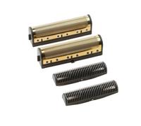 Premium Replacement Foil and Cutter Set Compatible for Andis TS1 TS2 | 17155 17160 17280 17285, Barber Electric Shaver Accessories, Foil Shaver(Gold Foil Set)