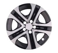 Premium Replica Hubcap, Replacement for Toyota Rav4 2016-2018, 17-inch Silver Black Wheel Cover, 1 Piece