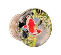 Premium Resin Door Handle, High Transparency Crystal Knob with Floral Design for Home Cabinet Decoration Clear Drawer Pull