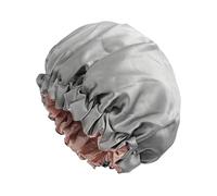 Premium Reusable Shower Cap, Waterproof Elastic Hair Cover, Soft Comfortable Layered Protection, Stylish Spa and Swim Cap with Secure Fit, A
