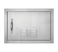 Premium Reversible BBQ Access Door Stainless Steel Flush Mount with Ventilation Easy Installation for Outdoor Kitchens Grilling Stations BBQ Islands