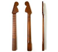 Premium Roasted Tiger Flame Maple Guitar Neck Matte finish For Fender ST 25.5" Guitar Neck Big Head, 22 Stainless Steel Frets, Modern C, 9.5" Radius, Bone Nut