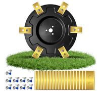 Premium Robotic Lawnmower Tuning - Turntable Compatible with Gardena Minimo & Husqvarna Automower Aspire - Blade Plate for 6 x Blades - Fibreglass Reinforced Blade Disc - Diameter 180 mm (Pack of 1)