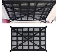 Premium Roof Storage Net for BMW X1 U11 2022-2025 | Upgraded Ceiling Cargo Mesh Pocket with Double Zippers Interior Overhead Organiser