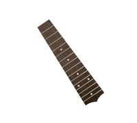 Premium Rose Wood Fingerboard for 21 Inch Ukulele with Brass Frets and White Dots Ukulele Replacement Fingerboard Fretboard