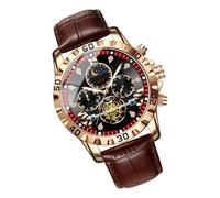 Premium Ruggedized Lunar-Tracking Sport Timepiece - Precision Analog Wrist Clock, Features High- Shock-Resistant Mechanical Architecture for Durability | 5ATM Hermetically-Sealed Housin