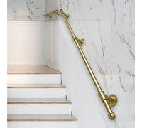 Premium Safety Railing Kit - 1m to 6m Adjustable - Wall-Mounted Wrought Iron Grip Bar for Indoor/Outdoor Use - Ideal for Stairs & Aged Care (Size: 240cm)